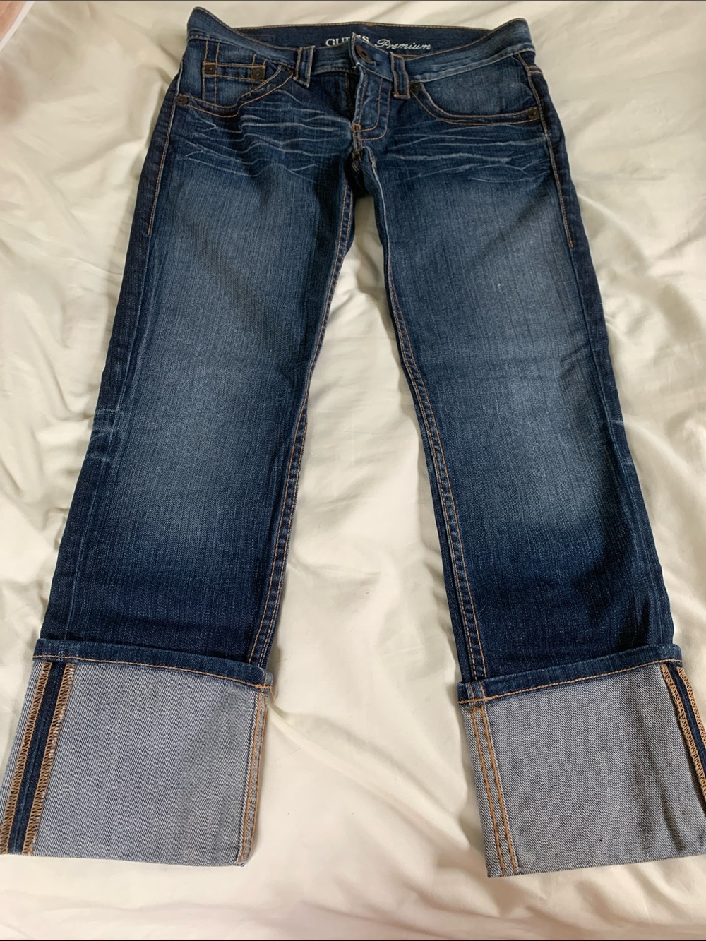 ✨ Perfect Pre-Owned Condition (EUC) — Flawless, crisp dark wash with zero signs
